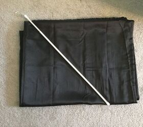 using a tension rod for privacy
