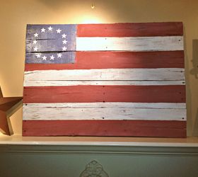 s 15 unusual flag ideas that actually look amazing, Make a wooden flag from pallets