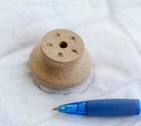 make your own designer wooden drawer knobs