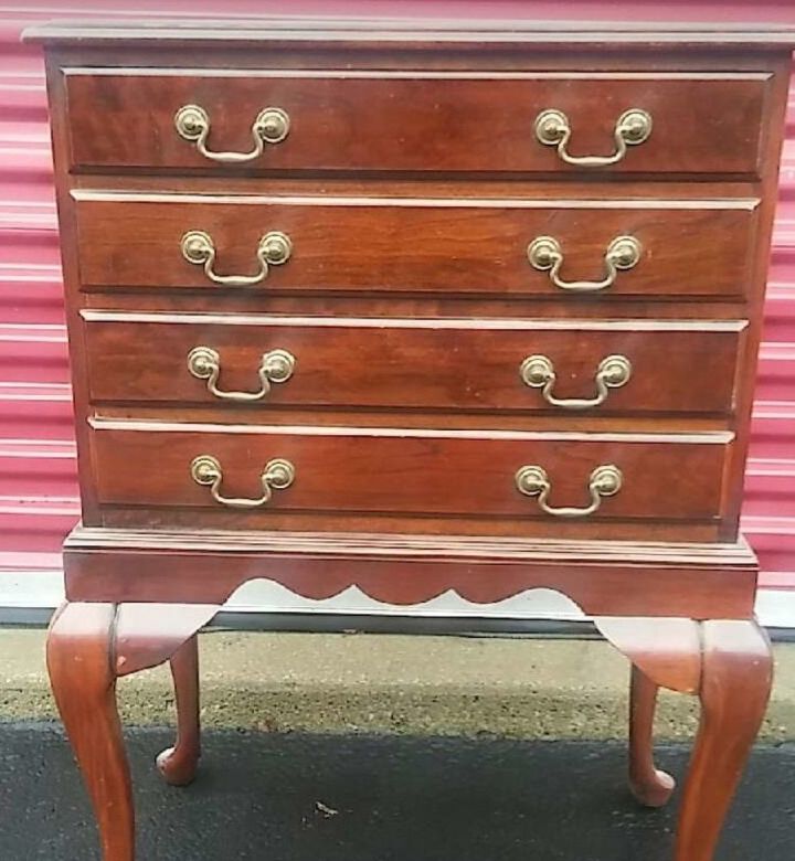 vintage silverware chest turned into old world charm, Adorable but slightly outdated