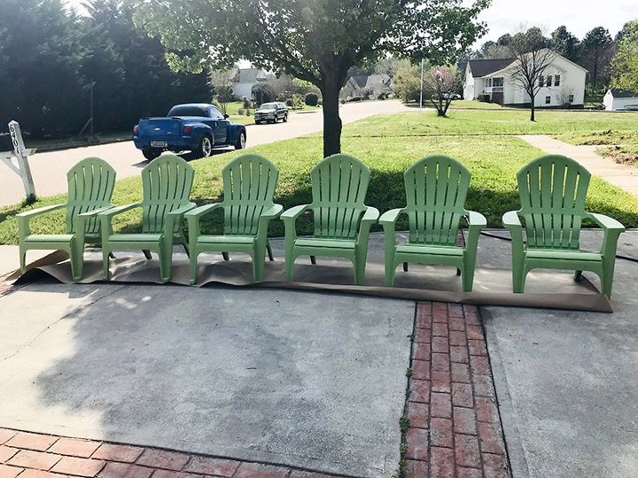 reforma de uma simples cadeira de jardim