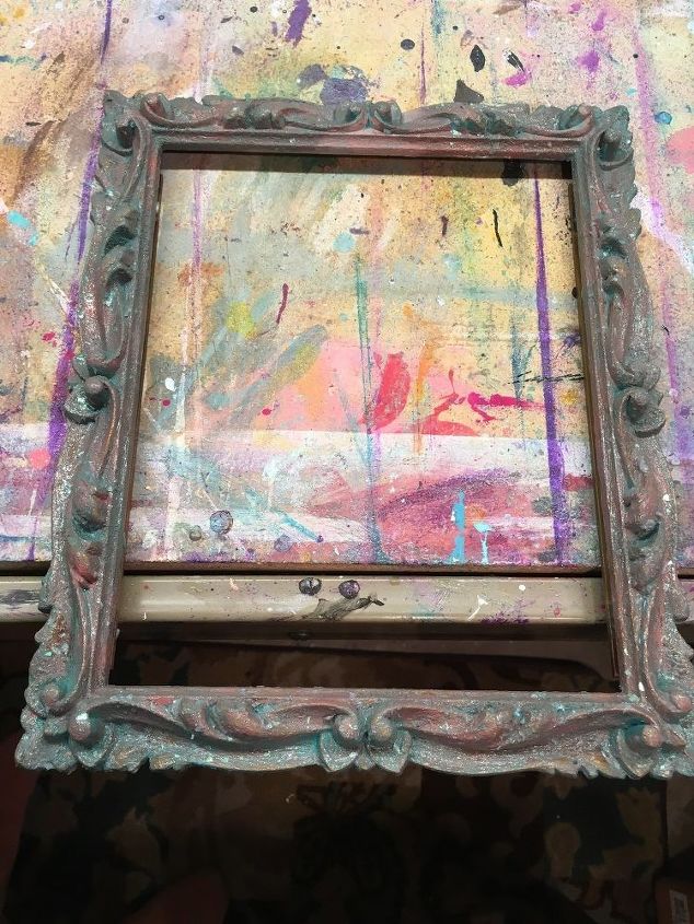 another pretty picture frame with unicorn spit and viva kristall g