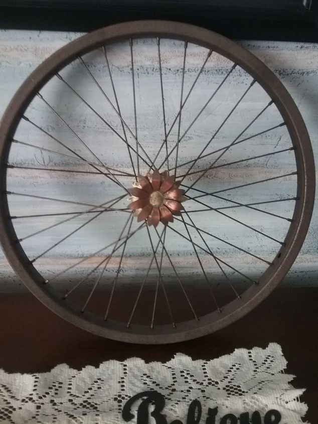 arte de la rueda de la bicicleta
