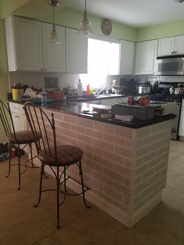 Easy Faux Brick Wall Hometalk