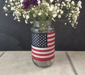 s 15 unusual flag ideas that actually look amazing, Modge Podge On A Mason Jar