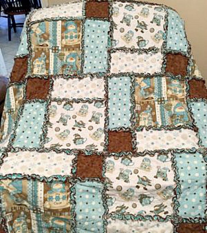 simple diy rag quilt a sewing project for beginners