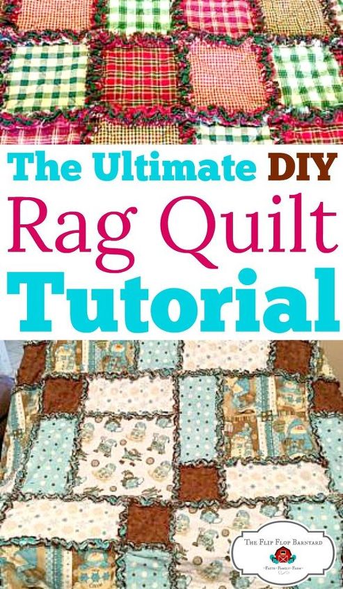 simple rag quilt um projeto de costura para iniciantes
