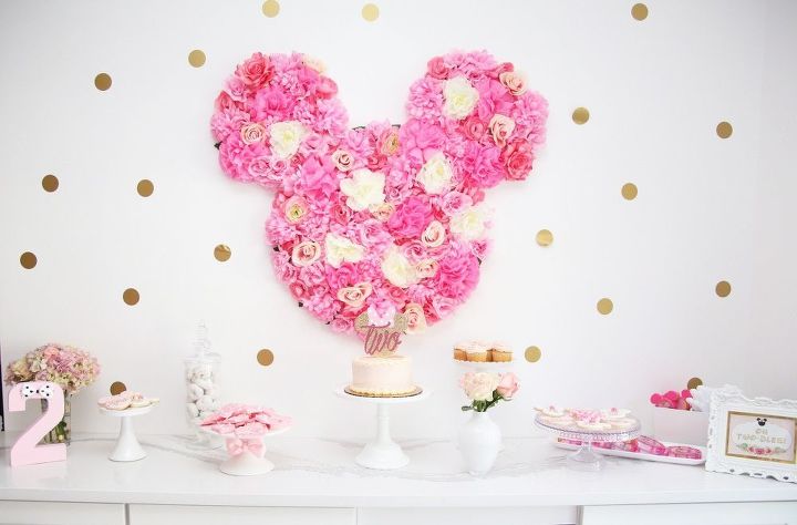 diy floral mickey mouse