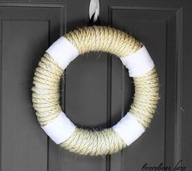 sisal rope wreath
