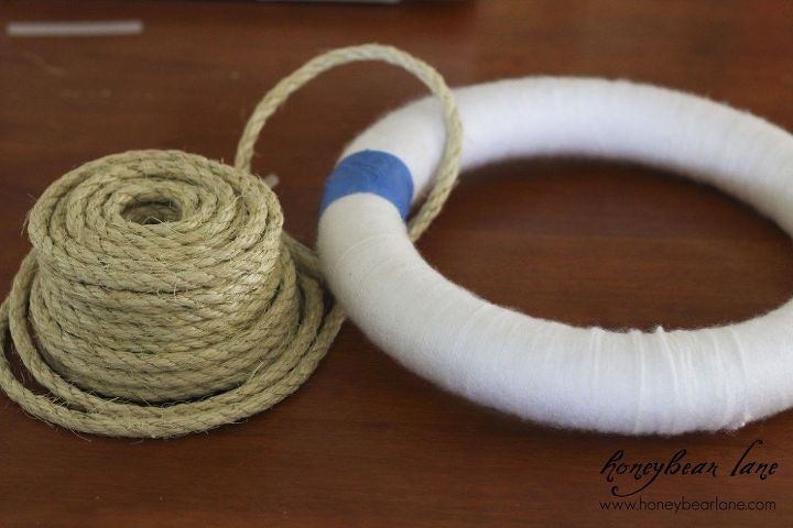 sisal rope wreath