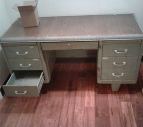 Cleaning antique ColeSteel tanker desk? Hometalk