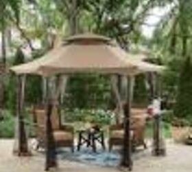 what is most economic way to put a gazebo over grass