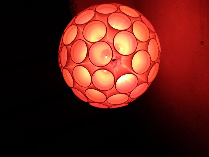s 15 home decor projects that will make your home beautiful, Light Ball Using Thermocol Glasses