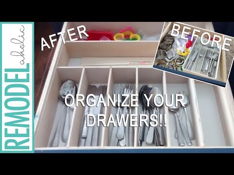 diy custom drawer divider and organizer