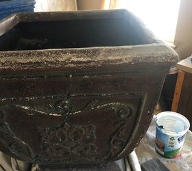 planter repair and new home