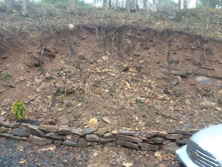 q landscaping and planting ideas for cliff next to house and driveway