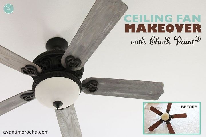 Diy Ceiling Fan Makeover Farmhouse Style Hometalk