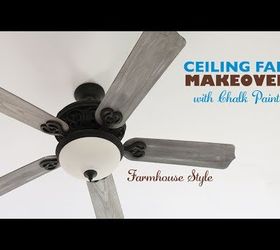 Diy Ceiling Fan Makeover Farmhouse Style Hometalk
