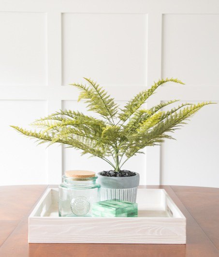 s fake it until you make it 25 creative hacks for high end looks, Display a Faux Fern Arrangement