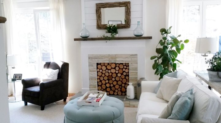 s fake it until you make it 25 creative hacks for high end looks, Make a Faux Fireplace