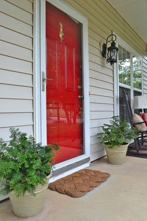 paint a front door refresh for spring