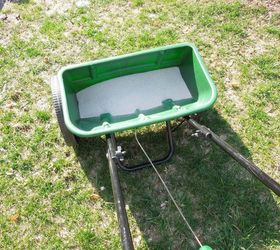 improving your lawn, I already had this drop spreader