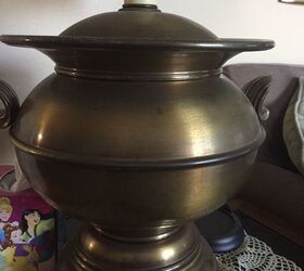 q how do i clean these copper pot lamps