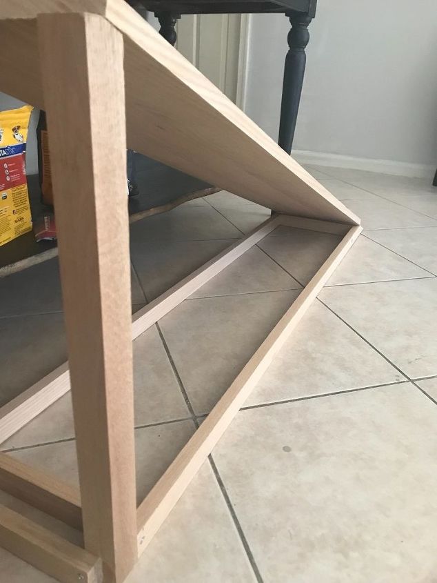 puppy love diy dog ramp for bedroom, Attached the ramp