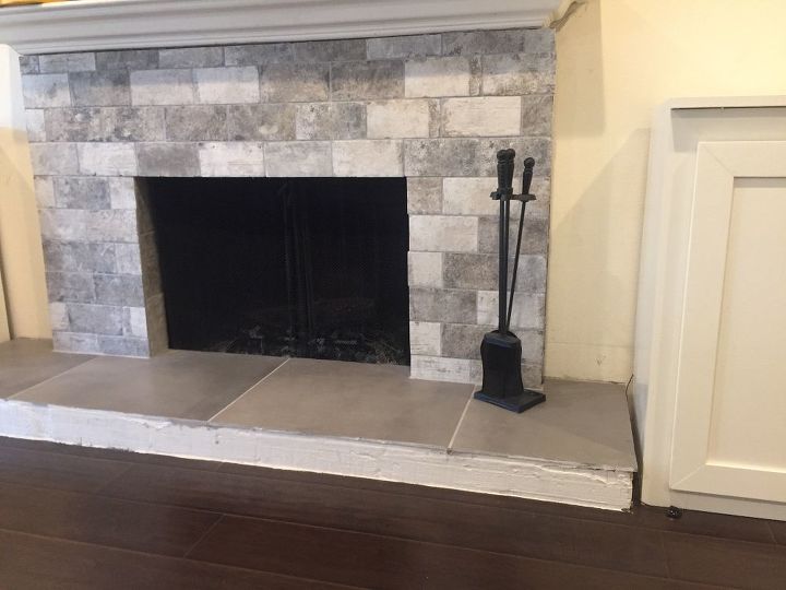 help edging trim for fireplace heart