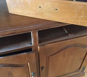 old ethan allen cabinet redo a little paint and new knobs perfection