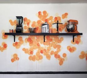 15 maneras increbles en que la gente pinta sus paredes, Acent an una pared con acuarela