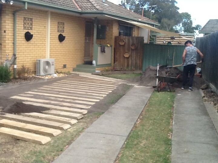e my attemp at a wooden patio for next summer