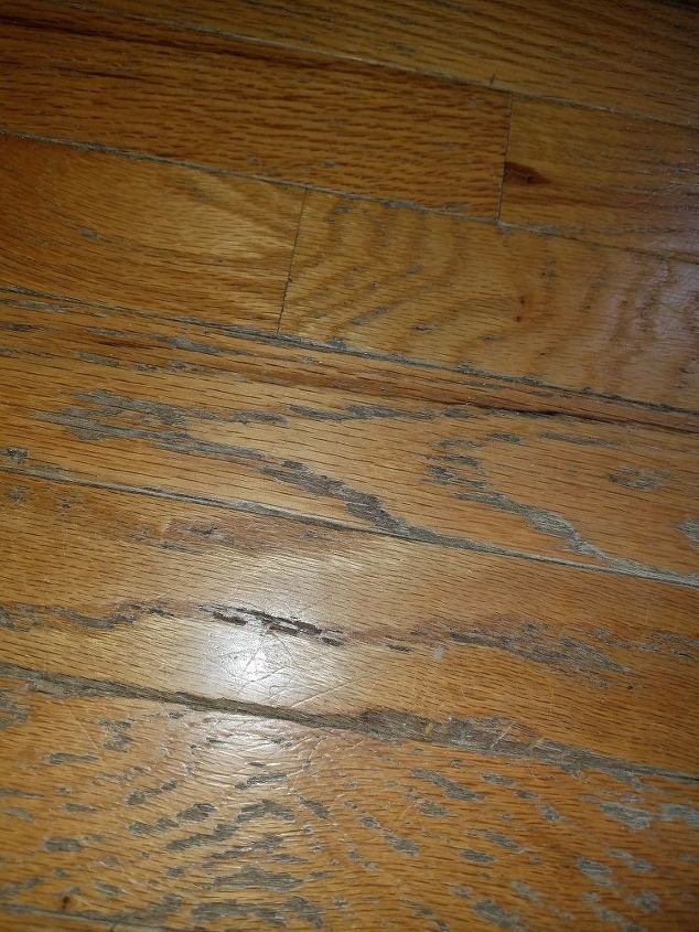 how to remove embedded dirt from hardwood floor