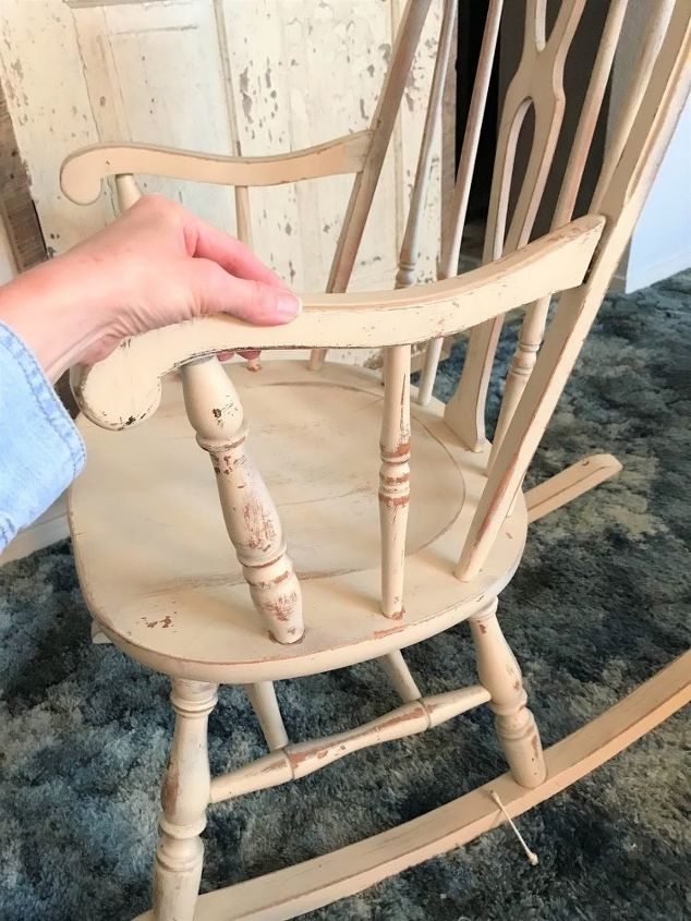 easy repair on a vintage rocking chair
