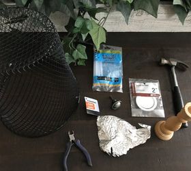 diy wire cloche project, Tools and Materials