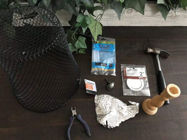 diy wire cloche project, Tools and Materials