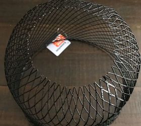 diy wire cloche project, Make Opening Smaller