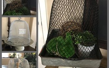 DIY Wire Cloche Project