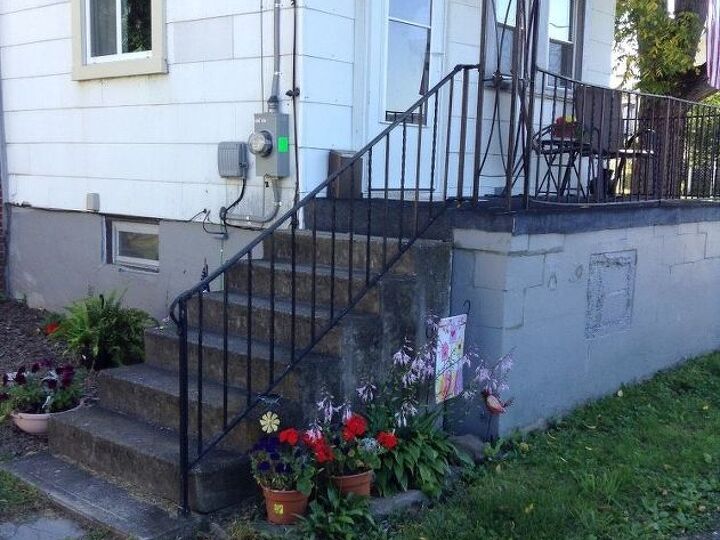 q what faux material can be applied to bottom of porch