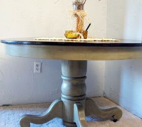 entry hall table makeover