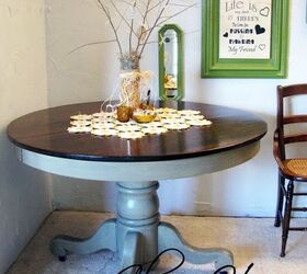 entry hall table makeover