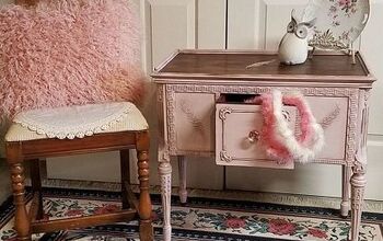 PRETTY IN PINK (HUGE Makeover for a Little Table)