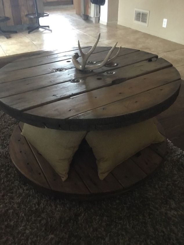 roadside free spool to a weathered spool table, Finished