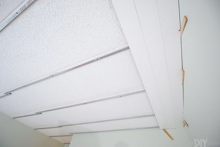 cmo cubrir un techo de palomitas de maz con tablones de techo