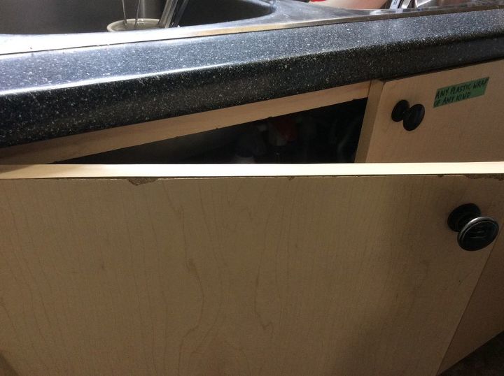 q i have melamine cupboards they re chipped along edges how can i fi
