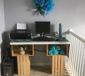 diy desk with chair