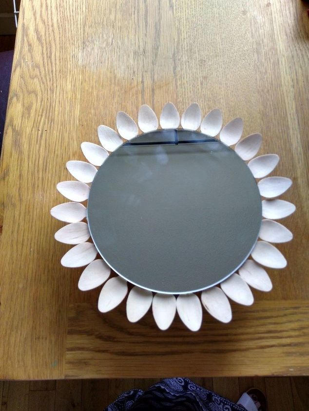 espelho de colher de girassol