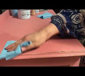 how to apply annie sloan chalk paint wax