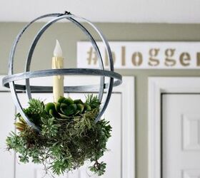 how to make a diy embroidery hoop succulent planter with solar light