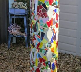 mosaic water filter totem pole